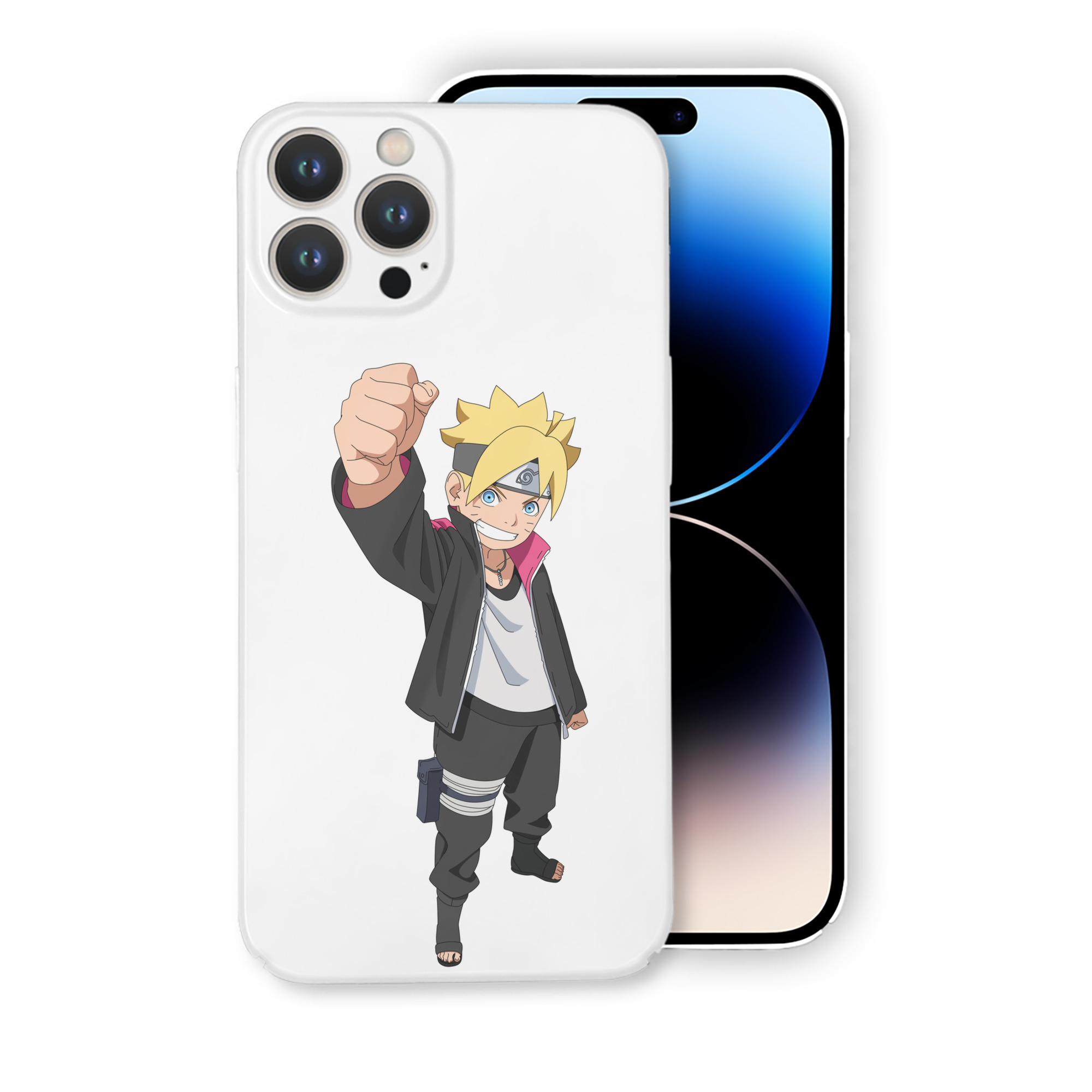 （画像用） NARUTO -ナルト- うずまき ボルト Uzumaki Boruto 【iPhone 14シリーズ対応】ハードケース